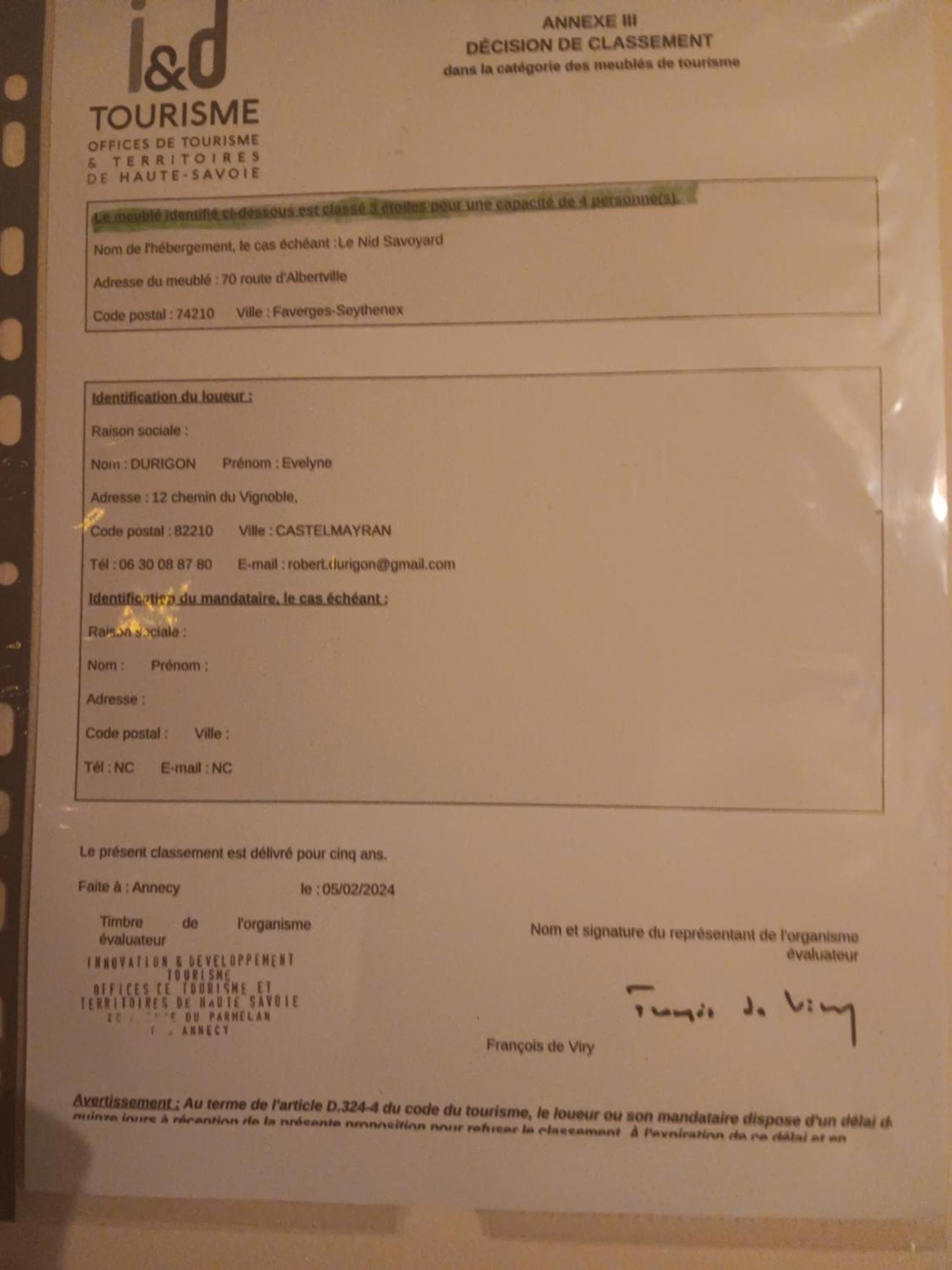 Le Nid Savoyard Apartment Faverges Bagian luar foto